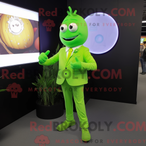 Mascottekarakter van een...