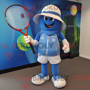 Mascot character of a Blue...