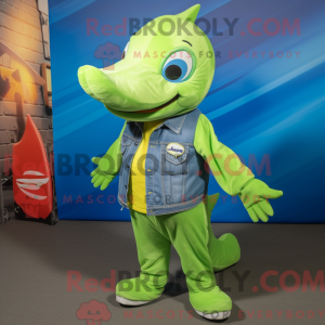 Personnage mascotte d un...
