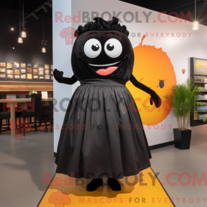 Mascot character of a Black...