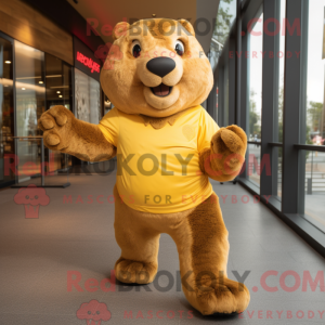 Mascot character of a Gold...