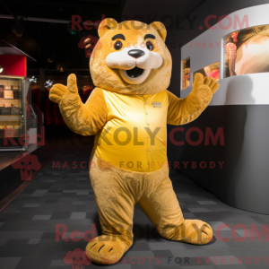 Mascottekarakter van een...
