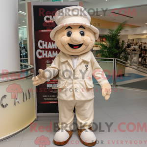 Mascot character of a Cream...