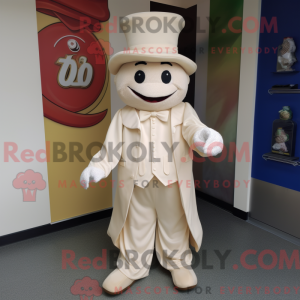 Mascot character of a Cream...