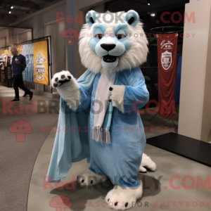 Mascottefiguur van een...