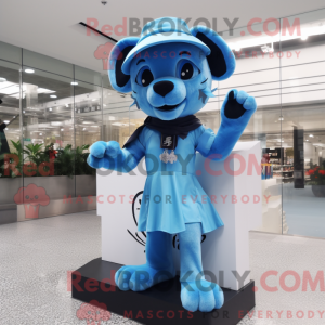 Postava maskota Sky Blue...
