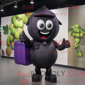 Mascot character of a Black...