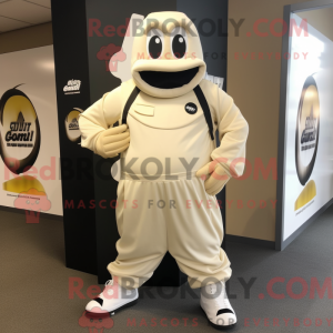 Mascot character of a Cream...