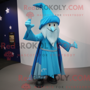 Mascot character of a Cyan...
