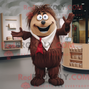 Mascottekarakter van een...