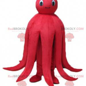 Mascotte de pieuvre rouge géante très réussie - Redbrokoly.com