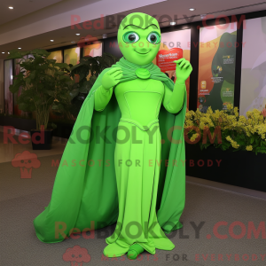 Mascot character of a Lime...