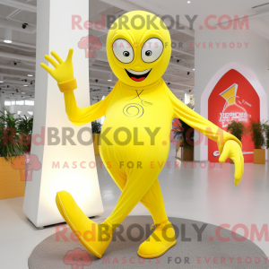 Maskot-karakter av en...