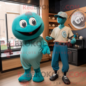 Personaje mascota de Teal...