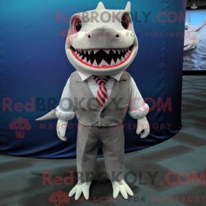Mascot character of a White...