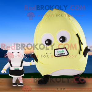 Mascot character of a Cream...