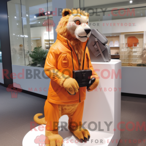 Maskot karakter av en...