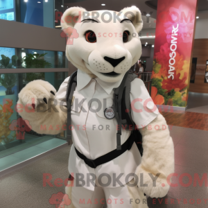 Mascottekarakter van een...