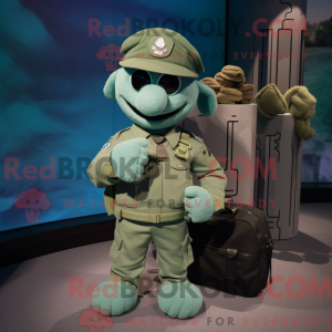 Mascottefiguur van een...