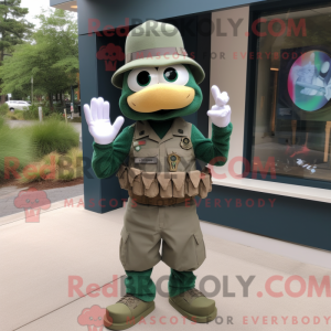 Mascottefiguur van een...