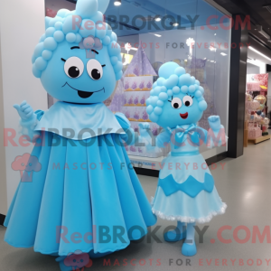 Postava maskota Sky Blue...