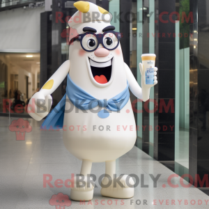 Mascot character of a Cream...