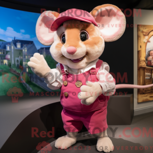 Personagem de máscara rosa...