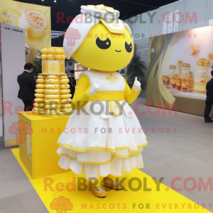 Postava maskota Yellow Dim...