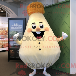 Mascot character of a Cream...