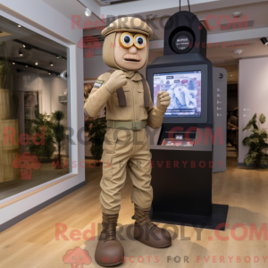 Mascottefiguur van een...