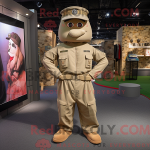 Mascottefiguur van een...