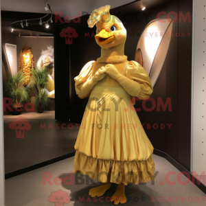 Mascot character of a Gold...