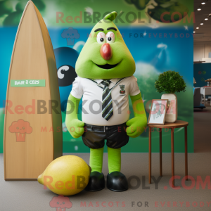 Mascot character of a Lime...