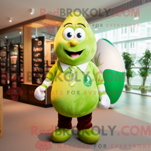 Mascot character of a Lime...
