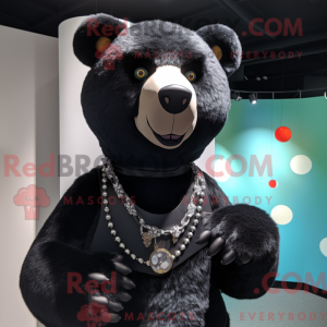 Personnage mascotte d ours...