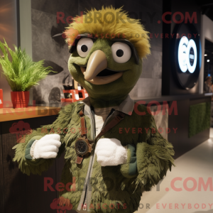 Mascottefiguur van een...