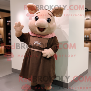 Mascottefiguur van een...