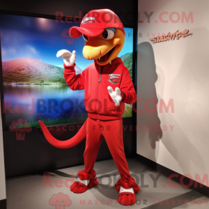 Mascot character of a Red...