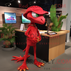 Mascot character of a Red...