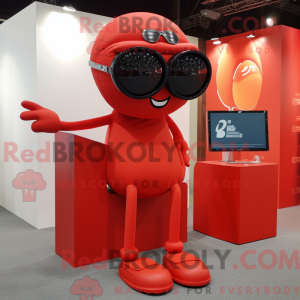 Mascot character of a Red...