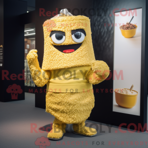 Maskotkarakter af en Gold...