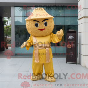 Mascot character of a Gold...