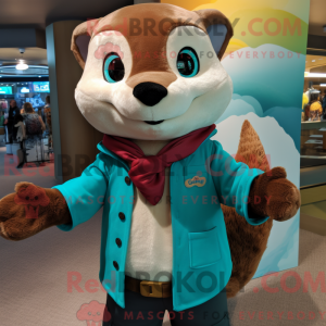 Mascottefiguur van een...