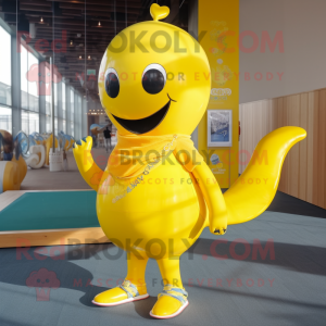 Yellow Whale mascotte...