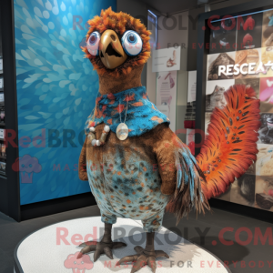 Mascottefiguur van een...
