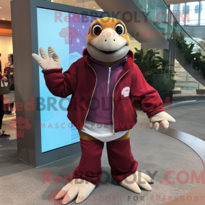 Mascot character of a...