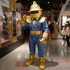 Mascot character of a Gold...