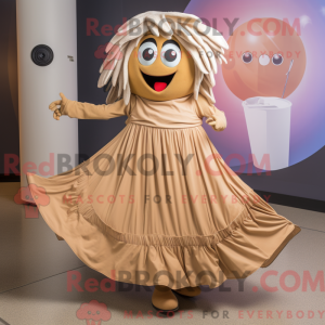 Mascottefiguur van een Tan...