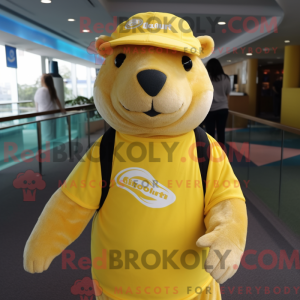 Mascottekarakter van een...