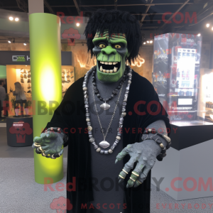 Mascot character of a Black...